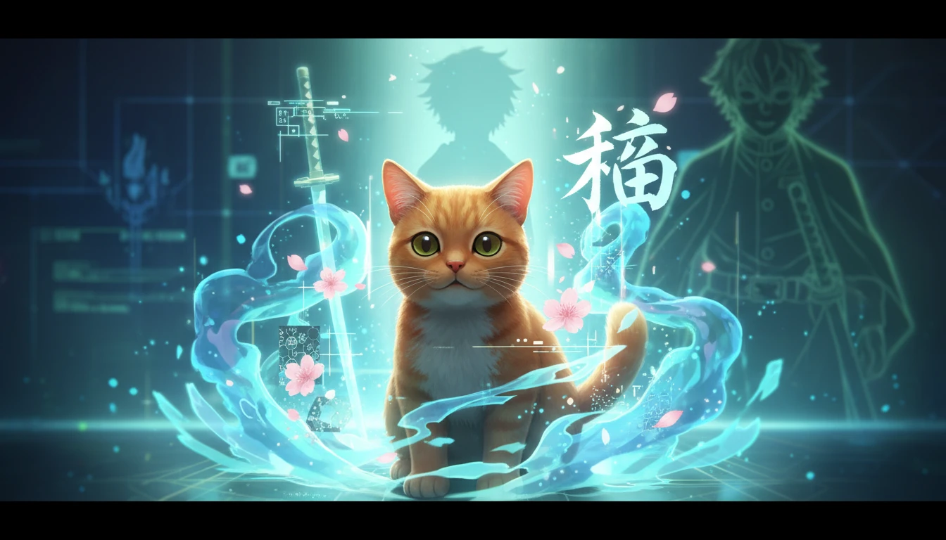 A dieta secreta de chachamaru levanta questões sobre a natureza felina no universo de kimetsu no yaiba