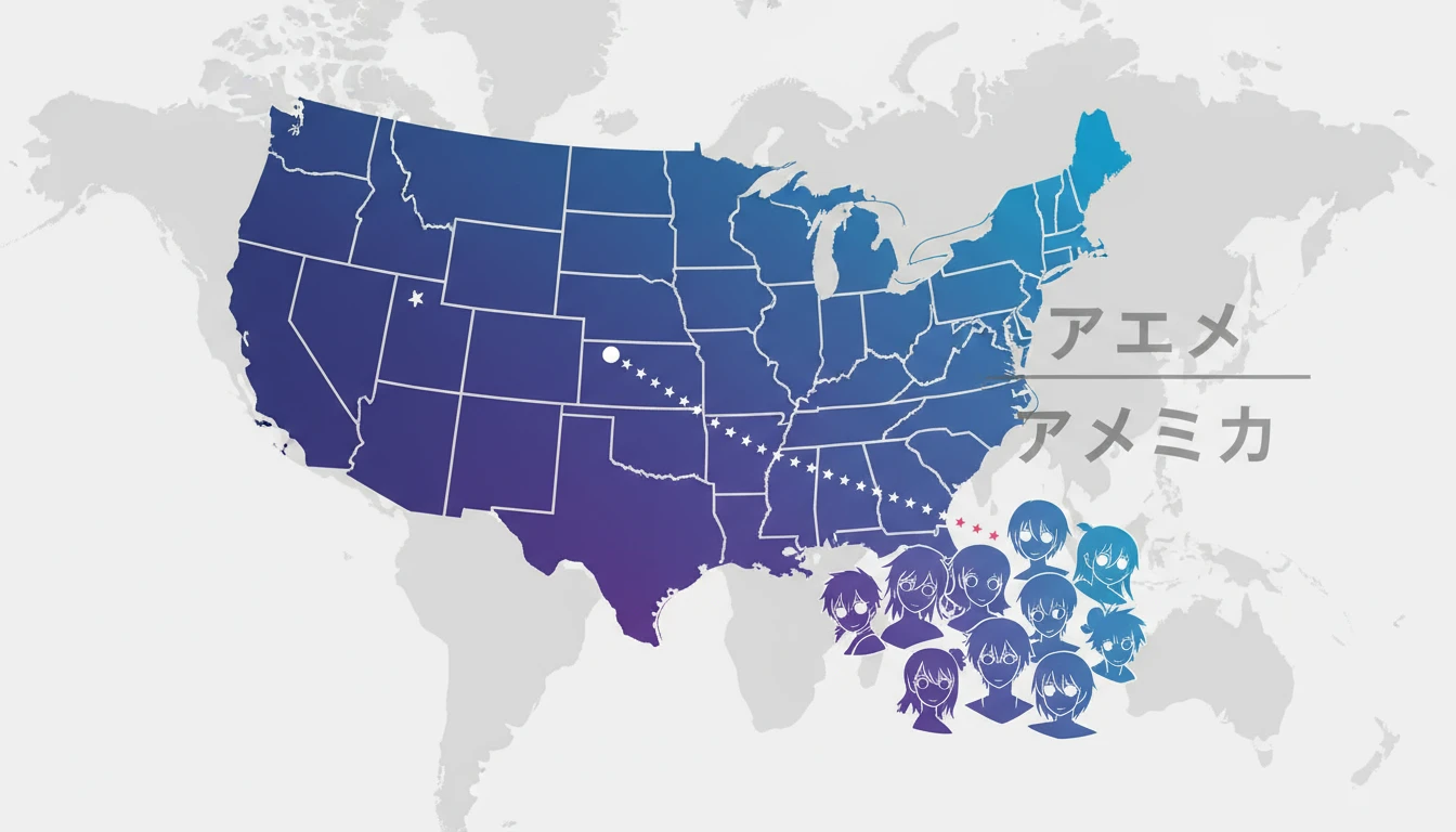 A escassez de animes ambientados nos estados unidos: Uma análise da preferência geográfica da animação japonesa