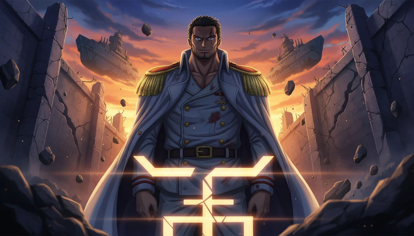 A sobrevivência surpreendente de garp após seu ato radical e o que isso revela sobre a marinha em one piece