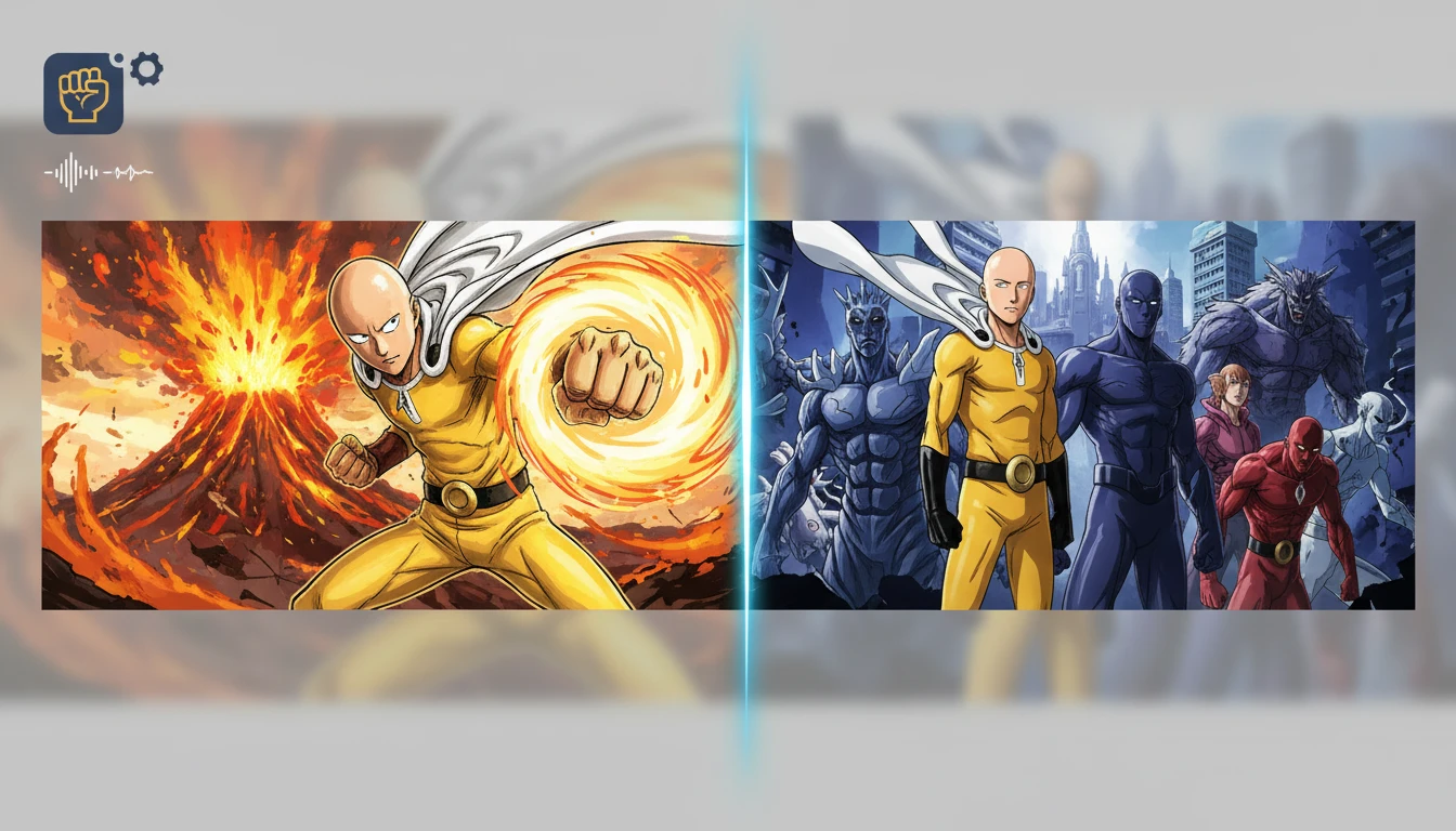 Análise da transição de estúdios de animação e o impacto na ação de one punch man