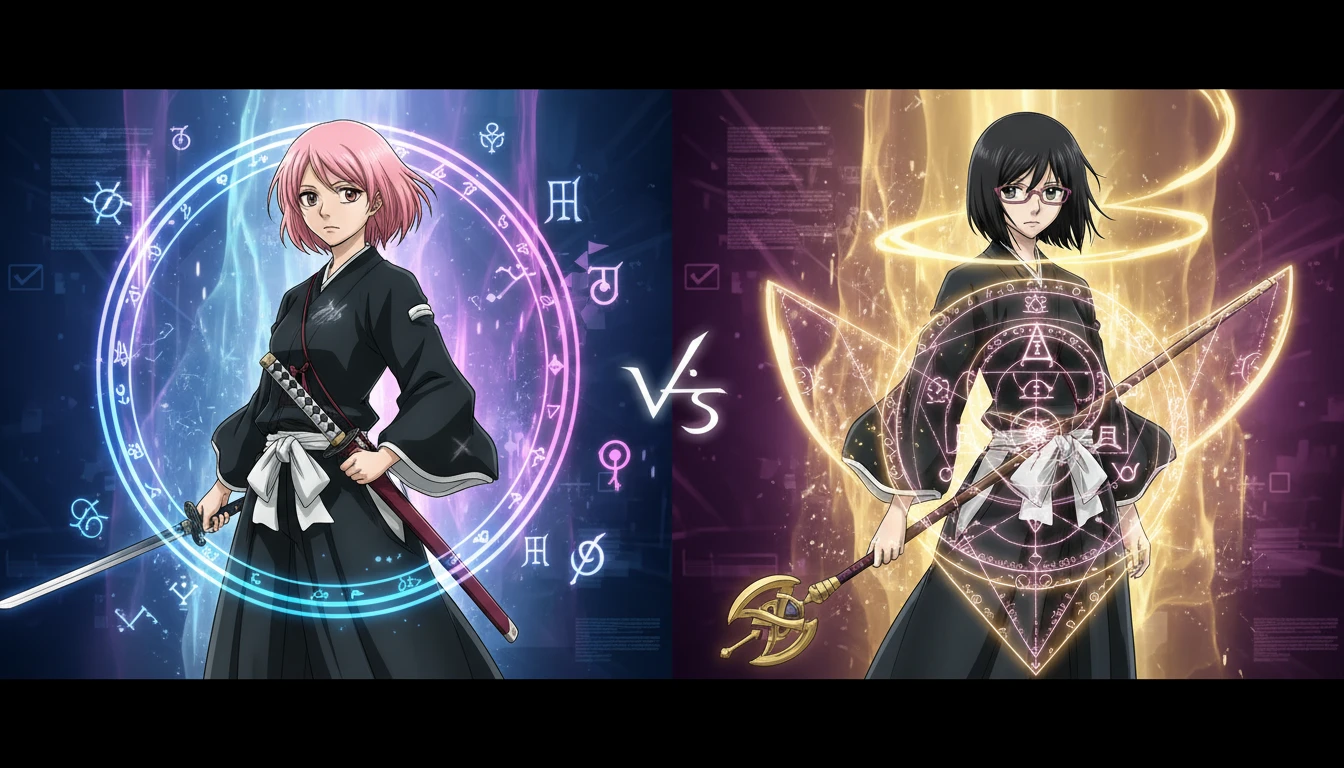 Análise especializada em bleach: Comparando o domínio kido de momo hinamori e nanao ise