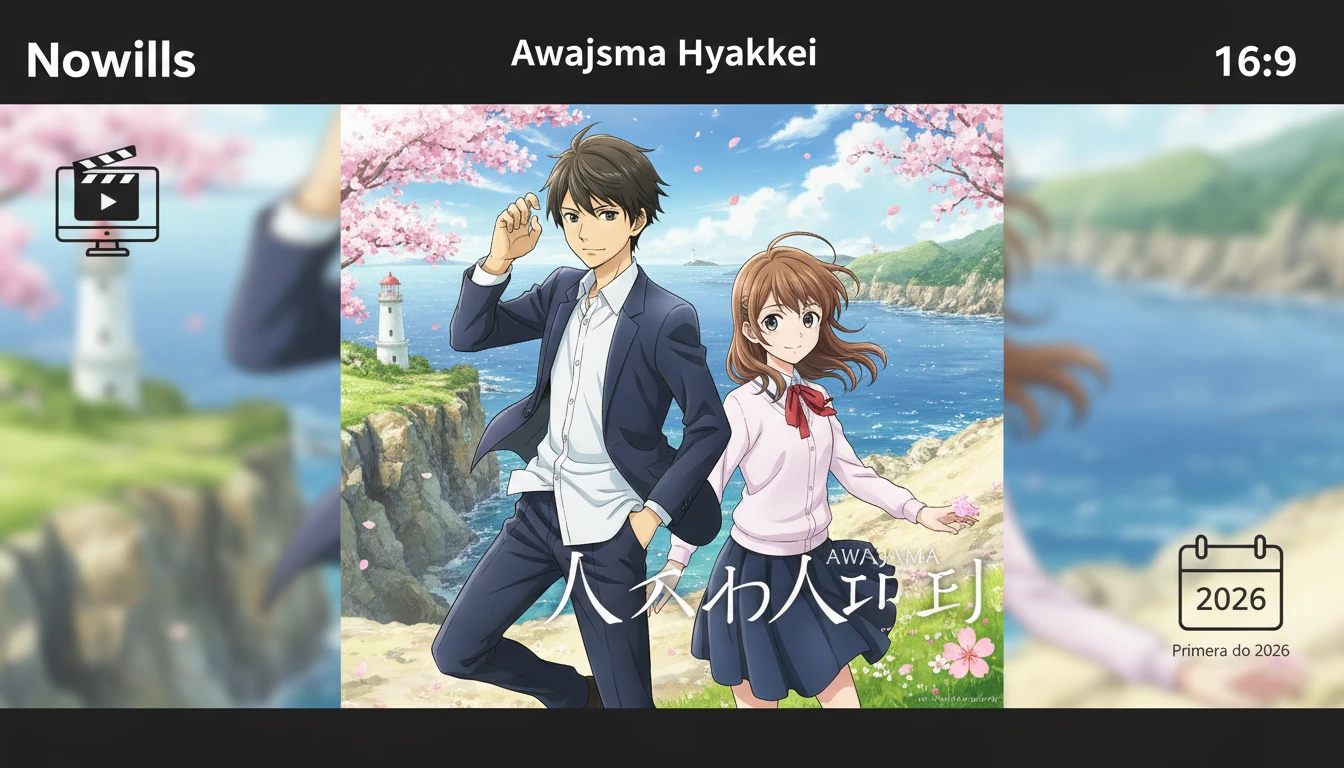 Anime 'awajima hyakkei' revela elenco principal e primeiro vídeo promocional com estreia marcada para a primavera de 2026