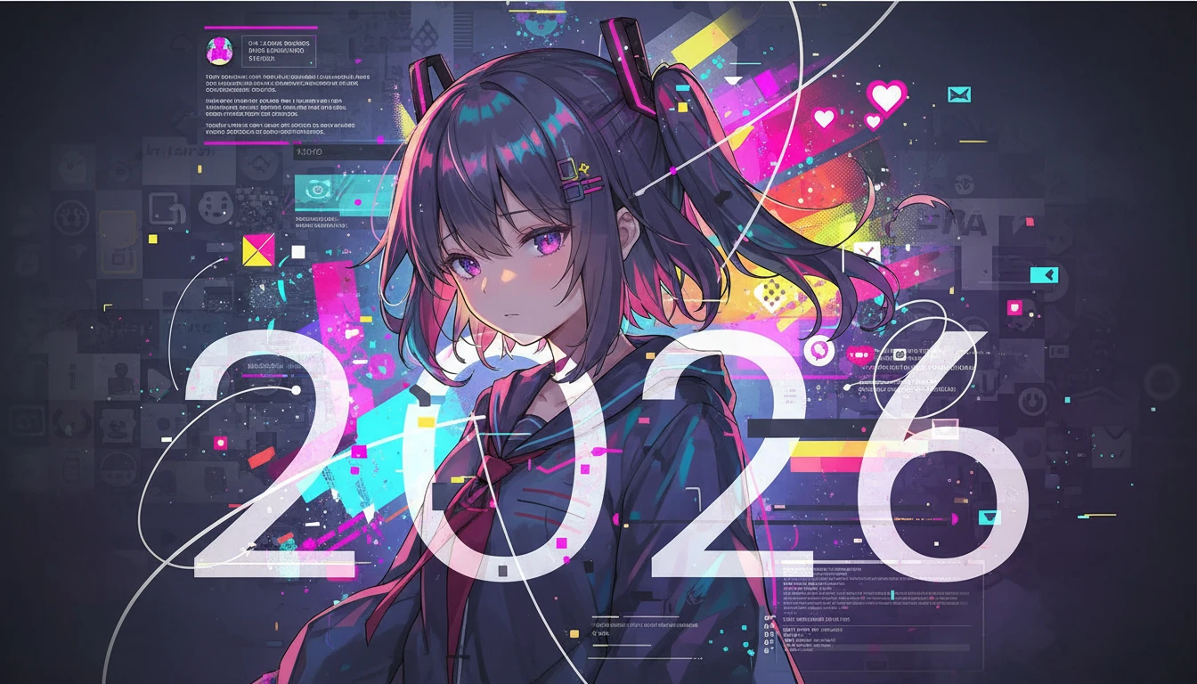 Anime de needy streamer overload é oficialmente anunciado com previsão de estreia para abril de 2026