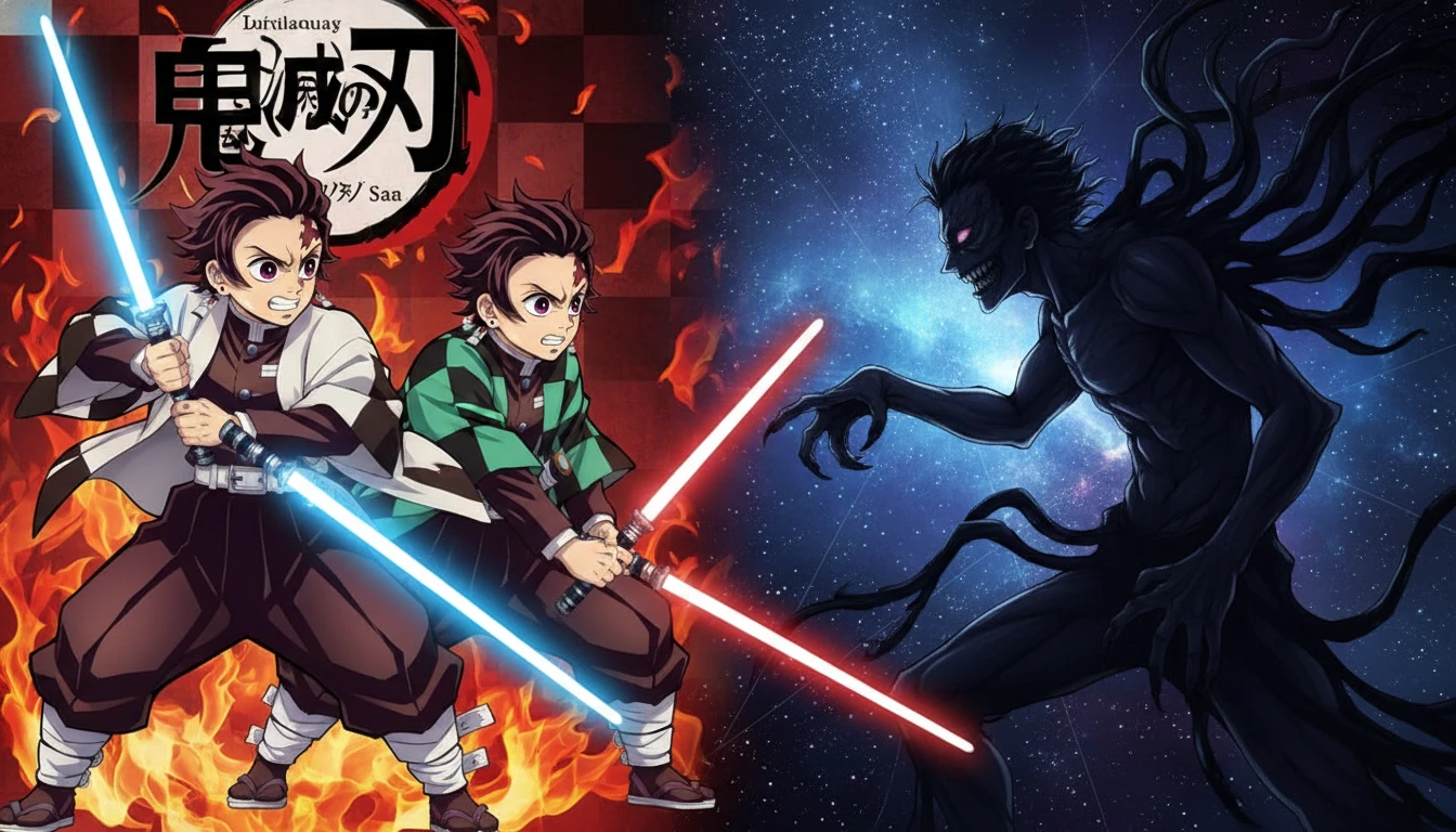 Fãs debatem: Sabres de luz seriam mais eficazes contra muzan do que as espadas nichirin em demon slayer?