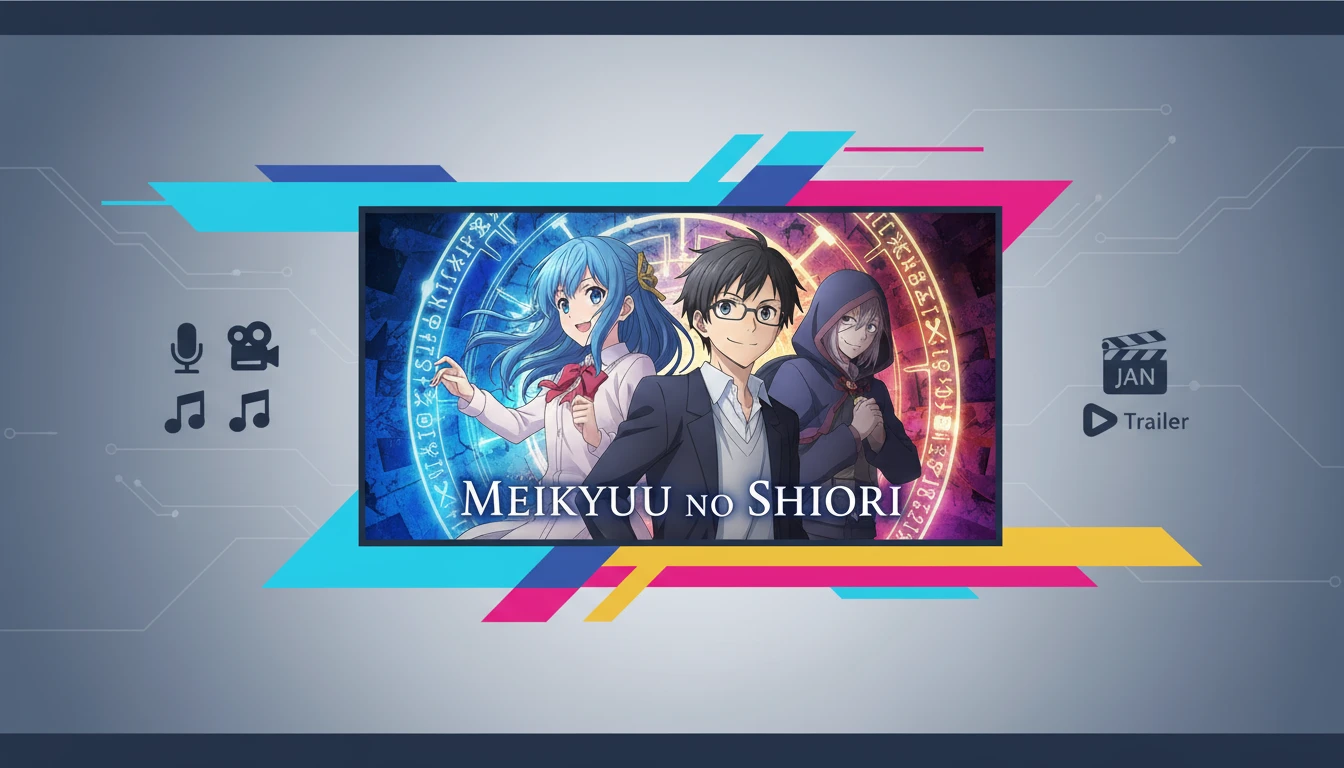 Filme 'meikyuu no shiori' revela elenco adicional, equipe técnica e trailer antes da estreia em janeiro