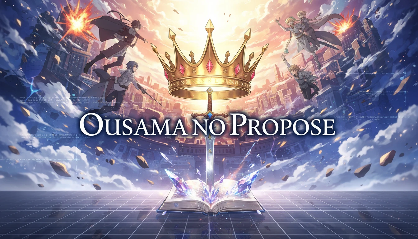 Light novel 'ousama no propose' ganha adaptação para anime de tv