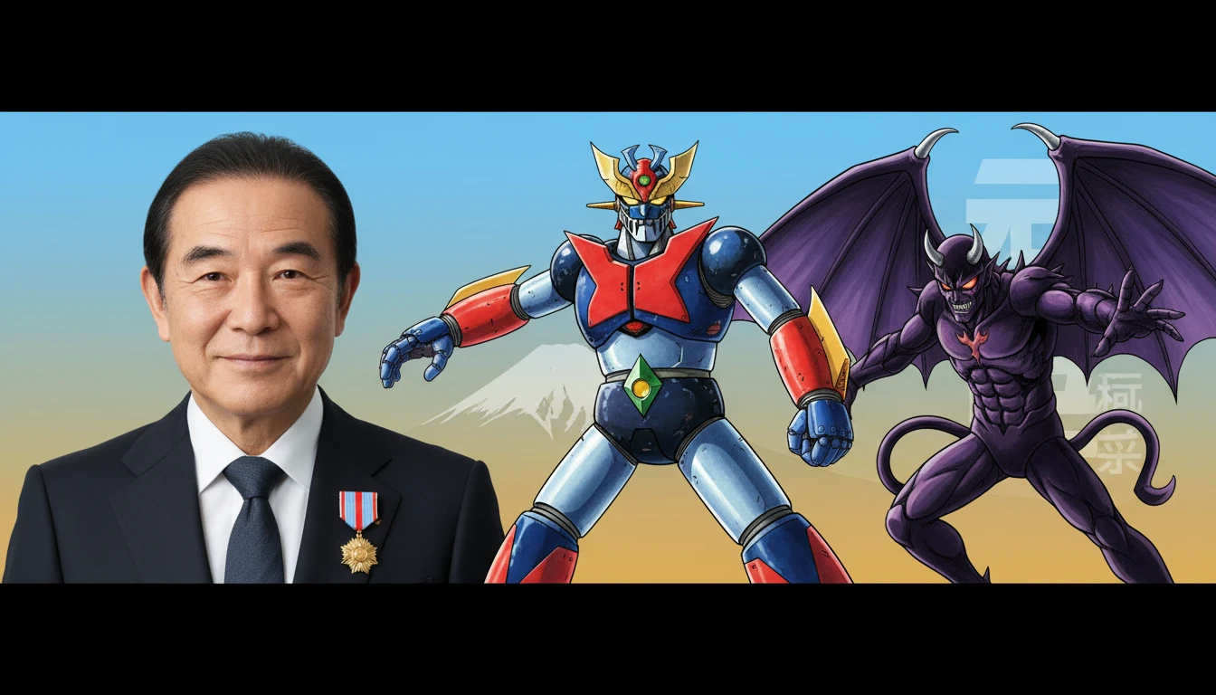 Nagai go, criador de mazinger z e devilman, é agraciado com a ordem do sol nascente