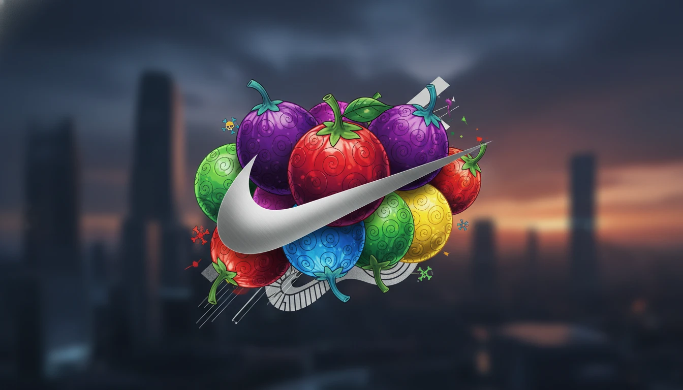 One piece e nike confirmam colaboração focada em frutas do diabo para 2026