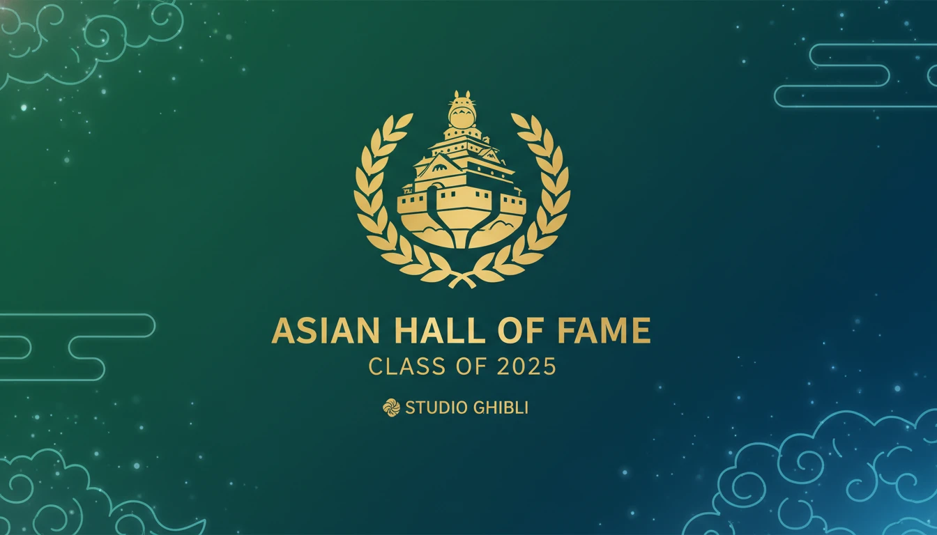 Studio ghibli é oficialmente homenageado no asian hall of fame com a classe de 2025