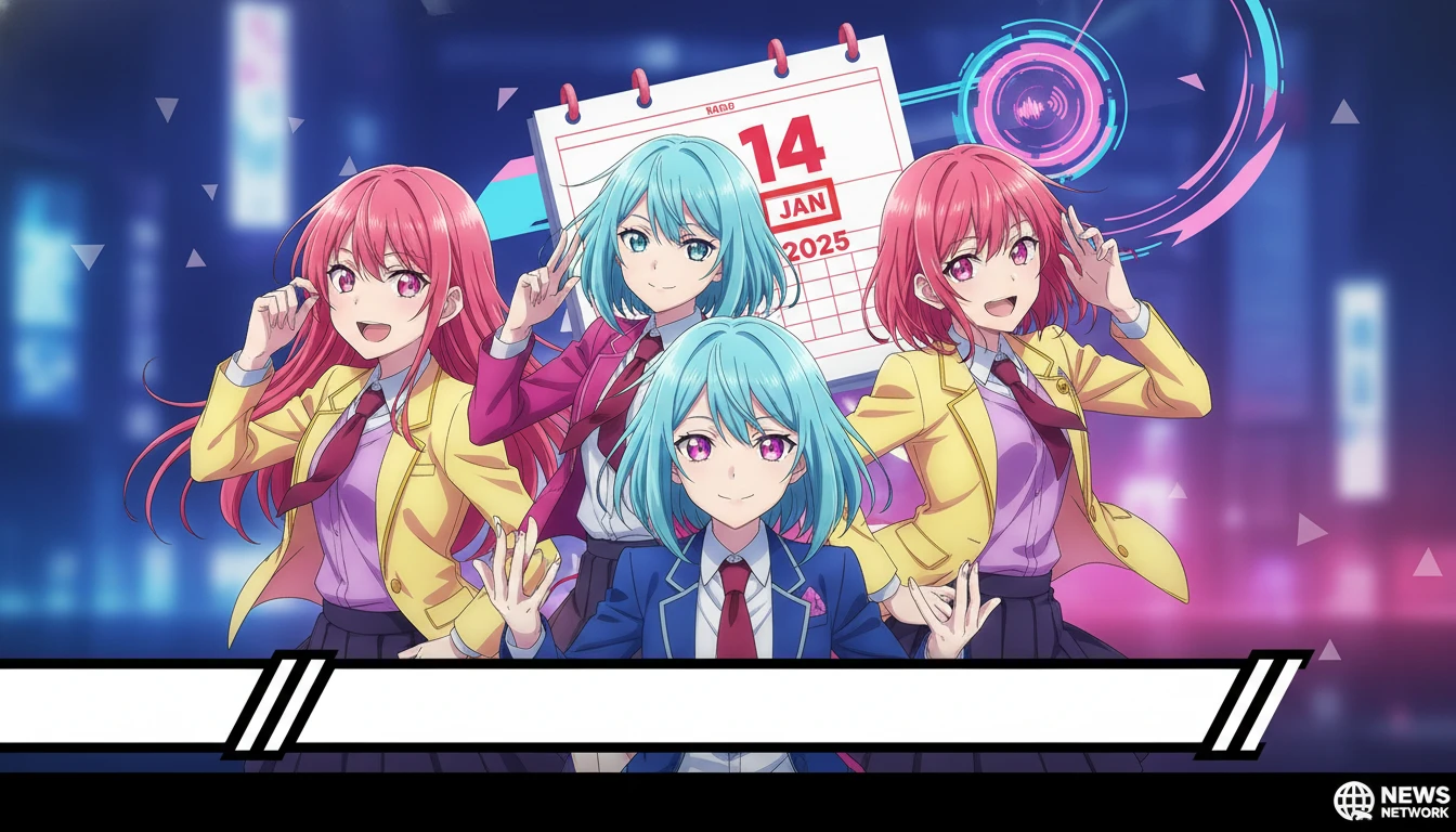 Terceira temporada de oshi no ko ganha data de estreia em janeiro e novo visual impactante